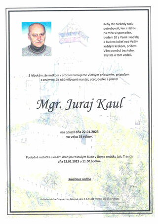 Parte Mgr. Juraj Kaul