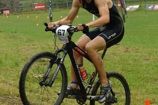 Triatlon - najúspešnejší pretekár Žáčik v akcii