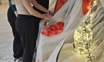 Výzdoba spoločenskej miestnosti na Valentínsku diskotéku
