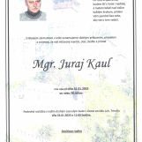 Parte Mgr. Juraj Kaul