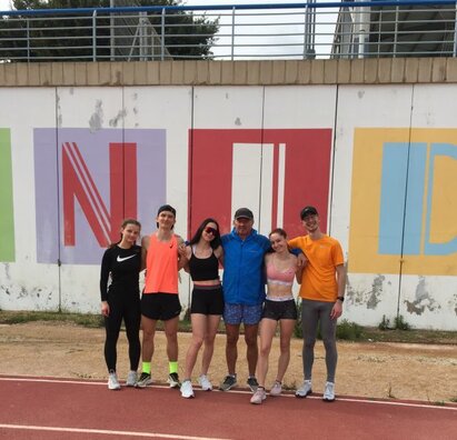 Atletické sústredenie v španielsku - foto