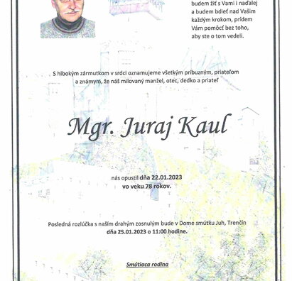 Parte Mgr. Juraj Kaul